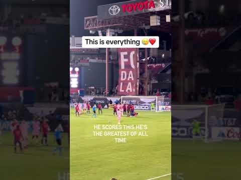 This young fan watching Messi’s free kick is so wholesome 🥲❤️ (via chosenwilliams13/IG) #shorts