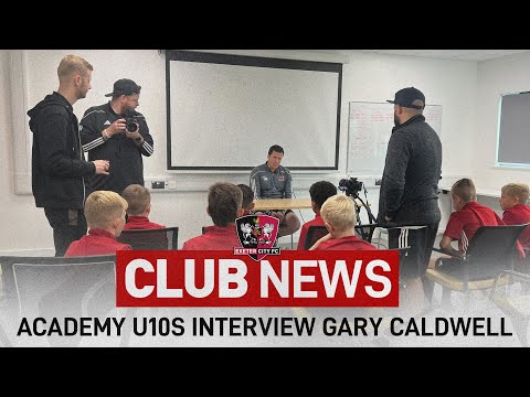 🗣️ Academy U10s interview Gary Caldwell | Exeter City Football Club