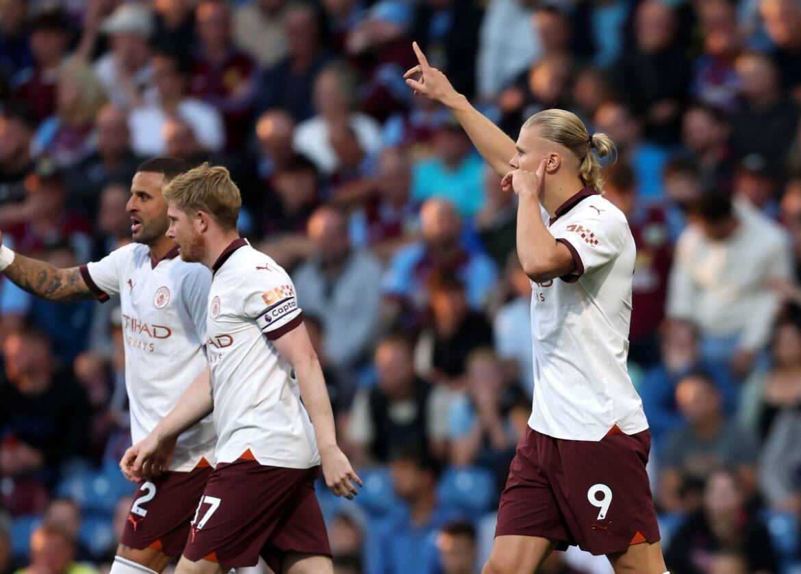 Erling Haaland makes history in PL opener