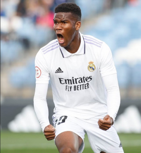 Left-footed Nigerian centre-back to sign new deal with Real Madrid, promoted to first team:: All Nigeria Soccer