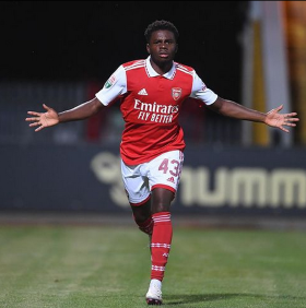 Two Olympic Eagles-eligible players train with Arsenal first team pre-Manchester United :: All Nigeria Soccer