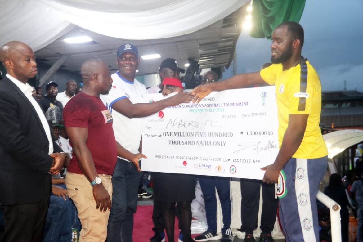 Prosperity Cup : Crusaders Feeders FC Crowned Bayelsa Governor’s Cup Champions, As Government Promise To Construct Ten New Pitches Across The State