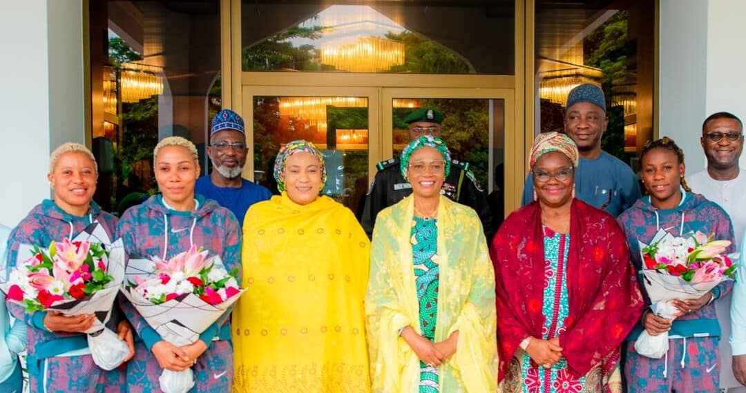 ‘ Spectacular ‘ Super Falcons celebrated by Nigeria’s First