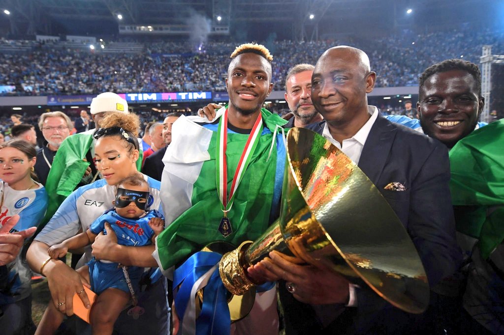 Super Eagles Coach happy Osimhen did not leave Napoli