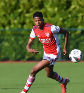 Schoolboy striker eligible for Nigeria and Denmark scores hat-trick for Arsenal youth team :: All Nigeria Soccer