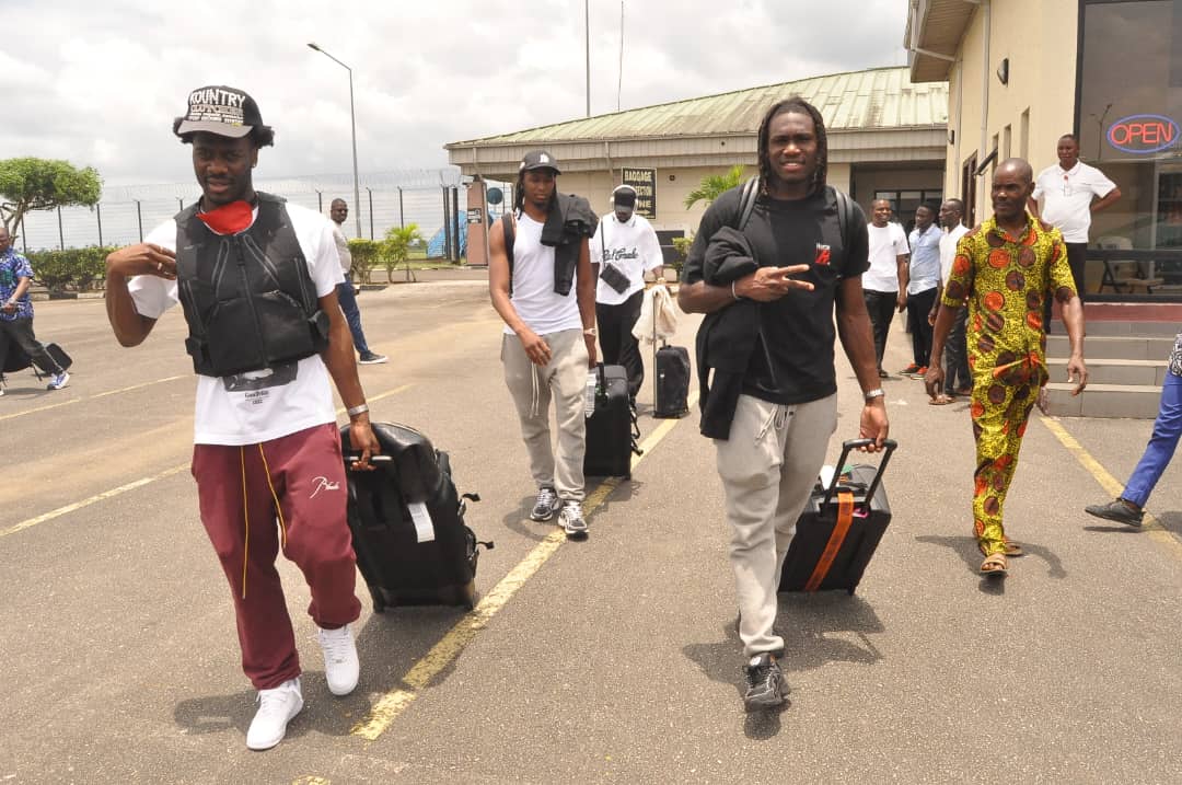 Super Eagles camp bubbles as Osimhen, Ekong, nine others arrive for Sao Tome clash