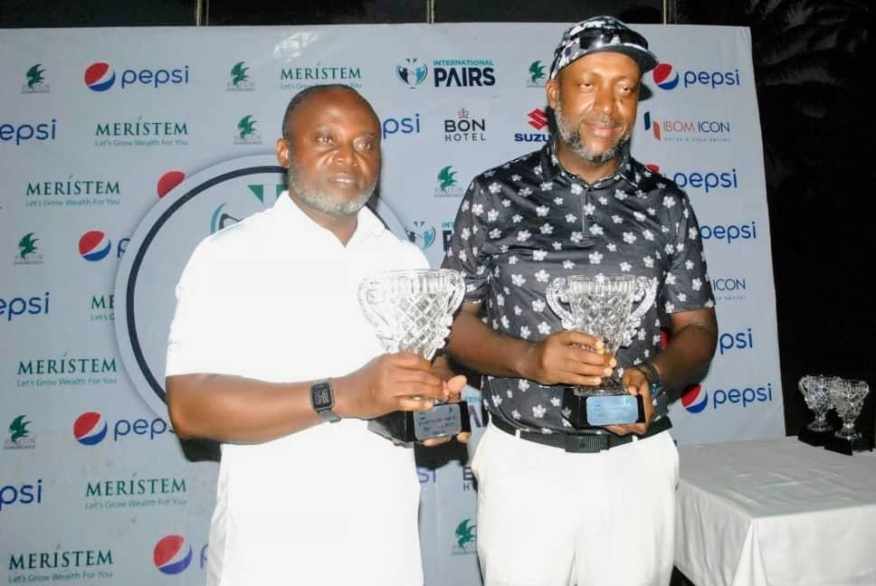 National Golf Tournament: Usenobong Akpabio, Edidiong Idiong emerge champions, Pair to represent Nigeria in Portugal