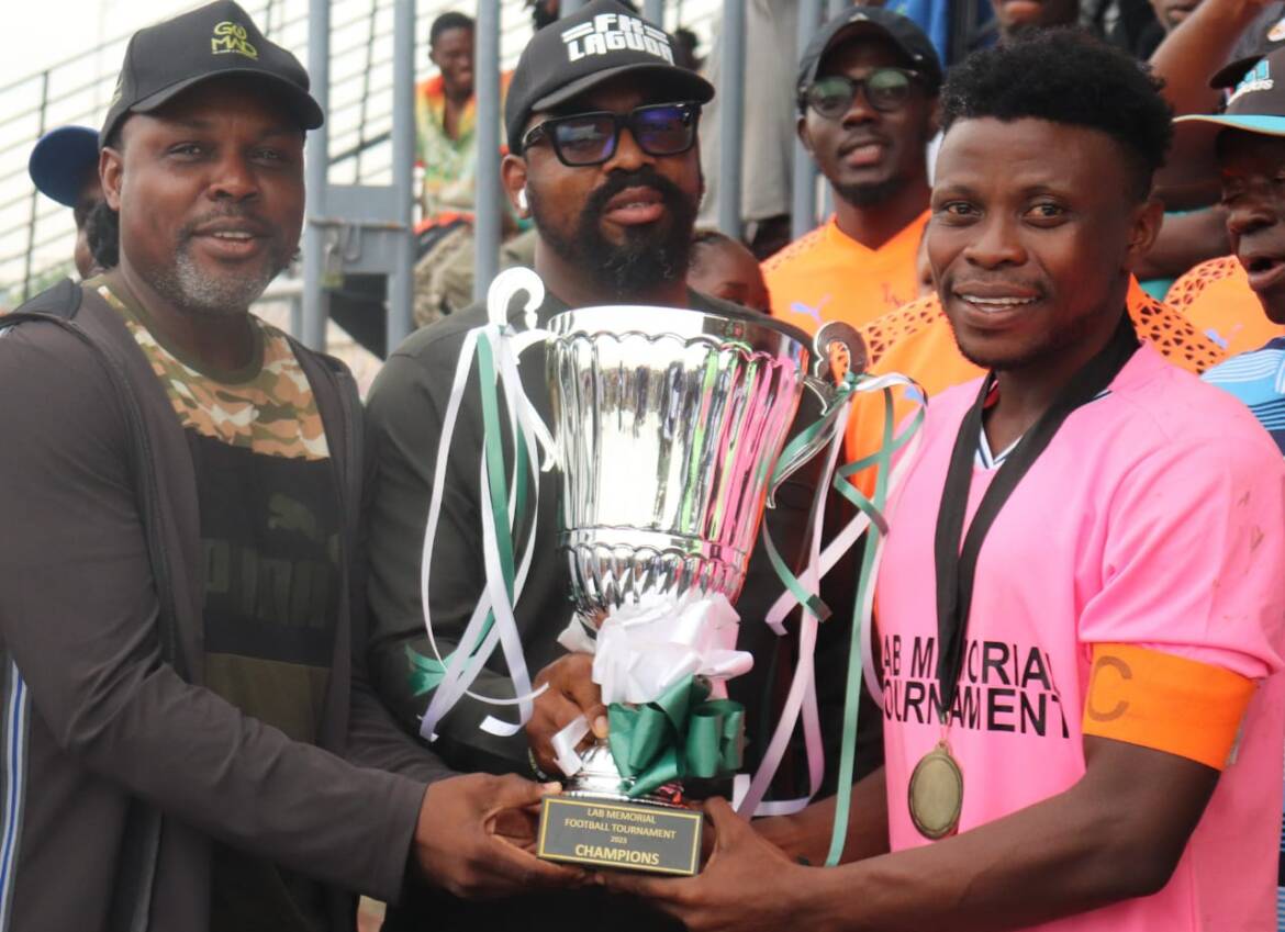 Victor Ikpeba Motivates Youngsters At Lab Memorial Cup
