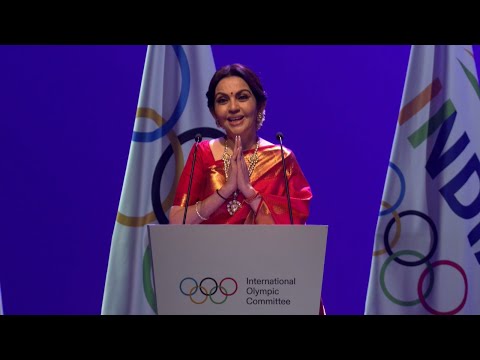 Smt. Nita Ambani Addresses the 141st IOC Session