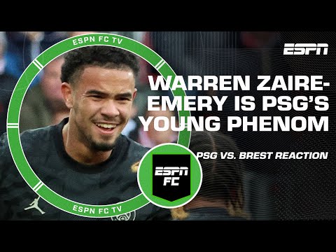 'Warren Zaïre-Emery is TREMENDOUS & not EVEN 18' 🤯 – Gab Marcotti on PSG's win | ESPN FC