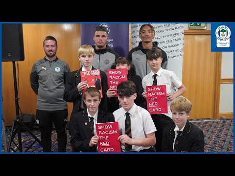 Community | Sean Clare and Omar Rekik support Show Racism the Red Card workshops