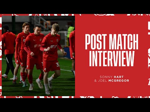 Sonny Hart and Joel McGregor on Exeter defeat | Swindon Town Football Club