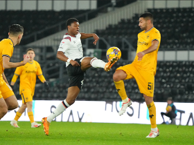 18yo midfielder Fapetu nearly scores a goal for the ages on full debut for Derby County :: All Nigeria Soccer