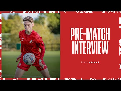 Finn Adams previews Luton Town test in the FA Youth Cup | Swindon Town Football Club