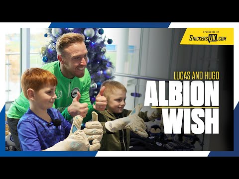 Albion Wish: Inspirational Kids Meet De Zerbi, Steele and Enciso