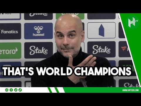 WOW THIS IS MY TEAM! Pep in BRILLIANT FORM after latest win | Everton 1-3 Man City