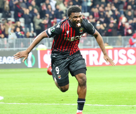 Terem Moffi: OGC Nice striker named in Nigeria’s provisional AFCON squad passes fitness test pre-Lens 