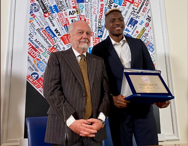 Napoli President Provides Update on Osimhen’s Contract Extension