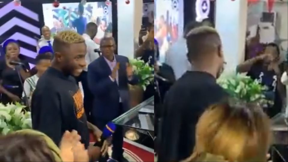 AFCON-bound Victor Osimhen spotted at crossover service