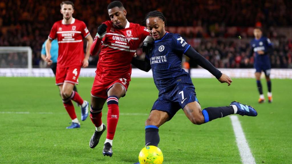 Chelsea stumbles at Middlesbrough in EFL cup semi-final