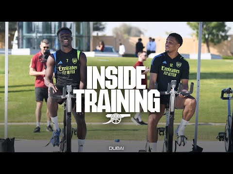 Timber steps up his rehab! | Inside Training | Arsenal training camp in Dubai