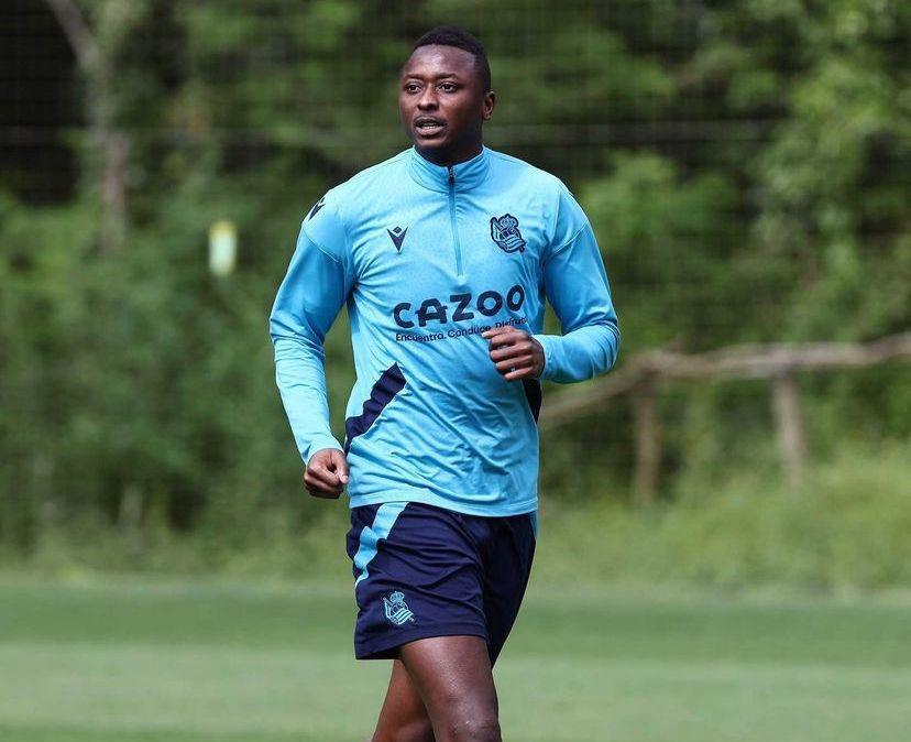 WATCH Video: Sadiq Umar trains with Real Sociedad days after being ruled out of 2023 AFCON with injury