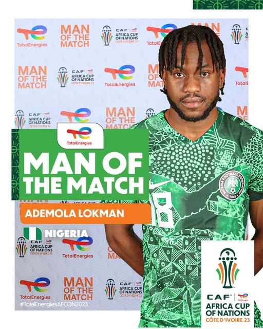 Ademola Lookman named Man of the Match for Nigeria vs Cameroon