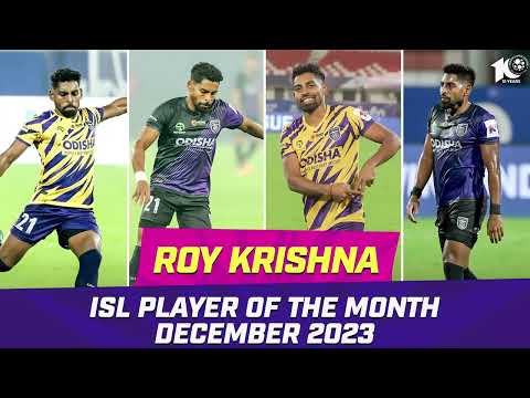 Roy Krishna | December 2023’s Player of the Month | ISL 2023-24