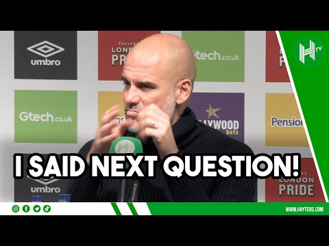 I SAID NEXT QUESTION! Pep wanted NOTHING to do with Kyle Walker incident | Brentford 1-3 Man City