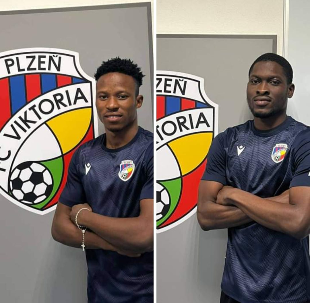Nigerian Youngsters James Bello, Mitchell Ejedegba Secure Move To Czech Club Viktoria Plzen