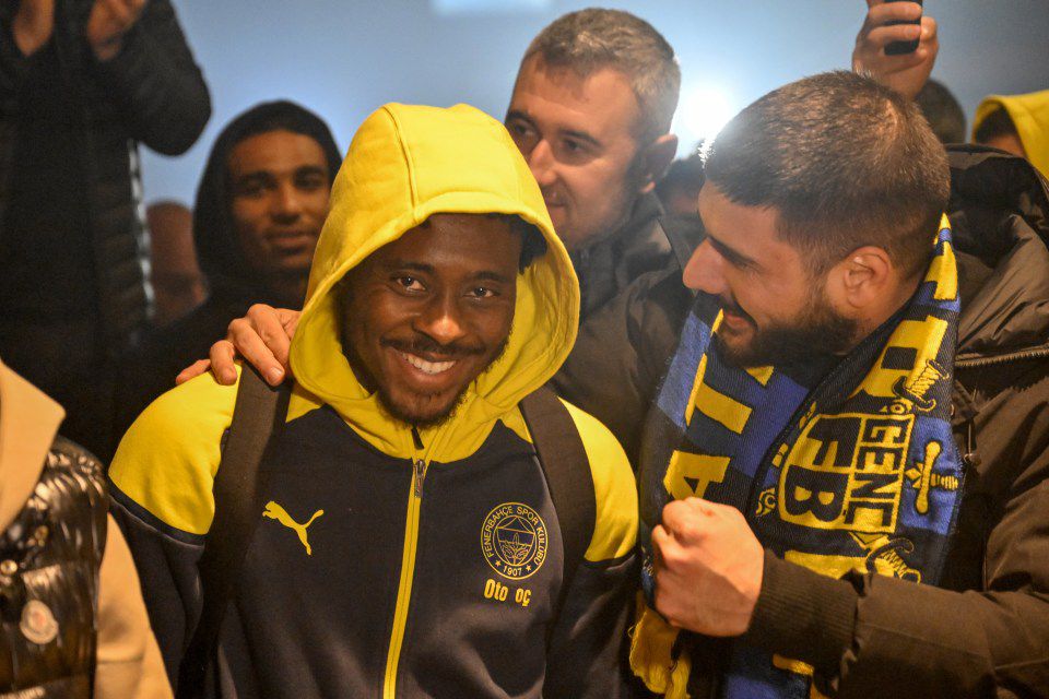 Osayi-Samuel Joins Super Eagles camp after Fenerbahce heroics