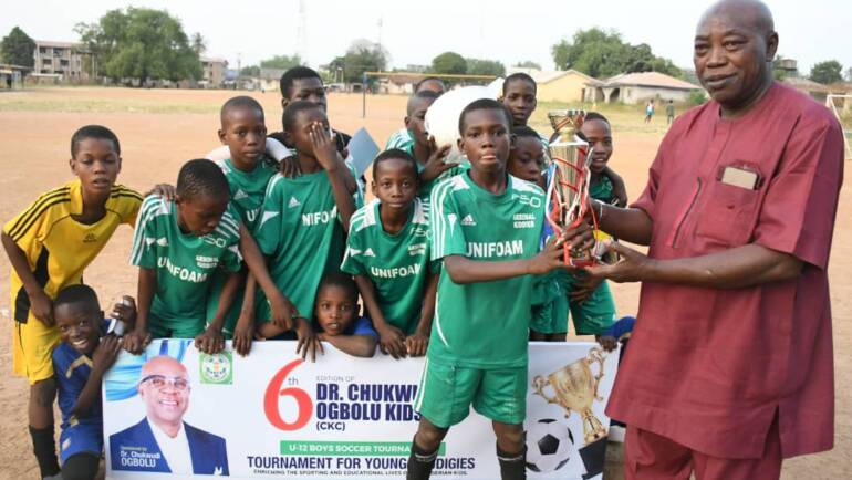 Arsenal Kiddies FA Clinch Dr. Ogbolu Kids Cup Title in Style