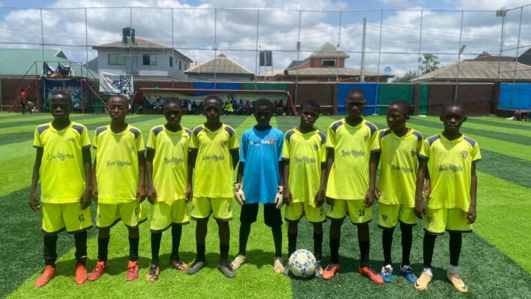 Super Accurate Football Academy Eye U10 Trophy At God Did Holiday Competition Final This Sunday At Akesan 