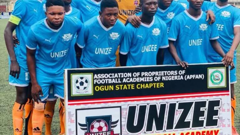 Unizee Football Academy Continues Soaring; Despite Challenges Of Distance, Finance, Personnel